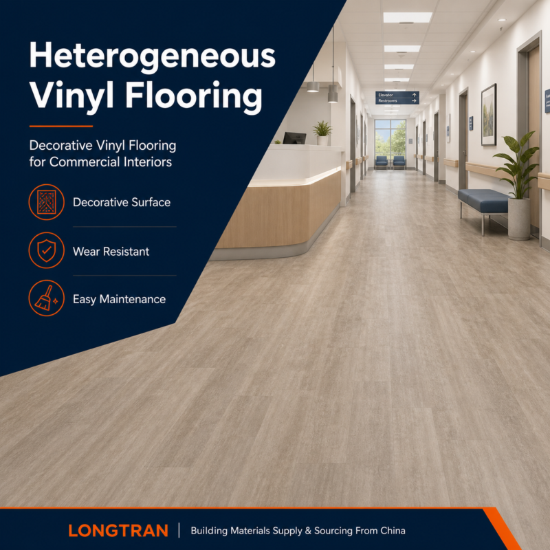 Heterogeneous Vinyl Flooring