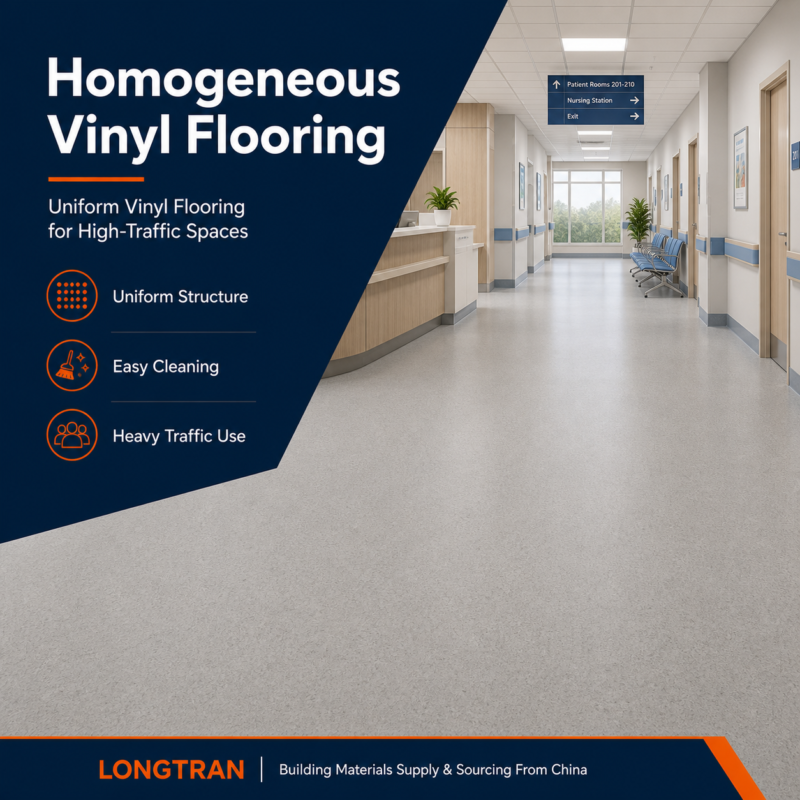 Homogeneous Vinyl Flooring